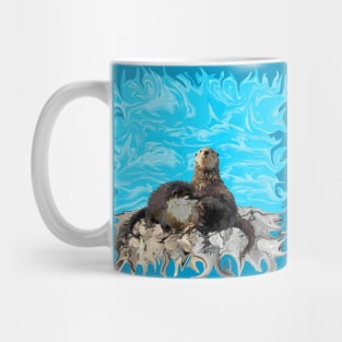 Where the River Meets the Sea Otters Mug